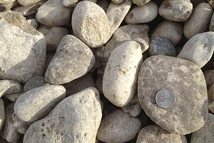 Decorative stone; washed oversize stone; dry creek beds washed oversize stone; dry creek beds, decorative stone